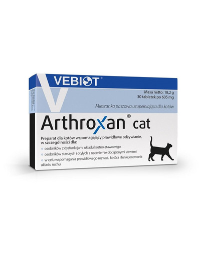 VEBIOT Arthroxan Katze 30 Tabletten Nahrungsergänzungsmittel für Katzen
