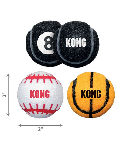 KONG Sport Balls Assorted S 3 pcs