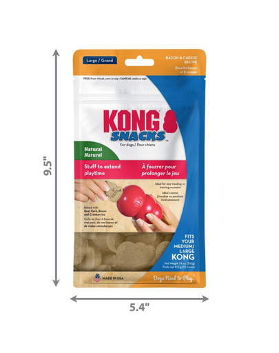 KONG Snacks Bacon and Cheese Gross