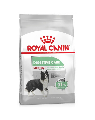 ROYAL CANIN CCN Medium Digestive Care 12 kg Trockenfutter für erwachsene Hunde mittlerer Rassen mit empfindlichem Verdauungstrakt