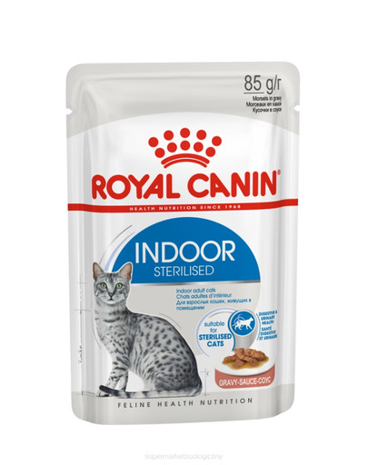 Royal Canin INDOOR Sterilised in Soße 12 x 85 g Beutel