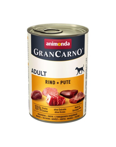 ANIMONDA GranCarno Original Adult RIND + PUTE 400 g