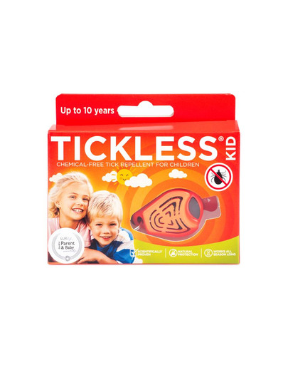 TICKLESS KID – Orange Zeckenschutz für Kinder