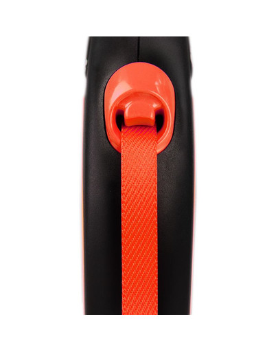 FLEXI New Neon S Gurtleine 5 m Orange
