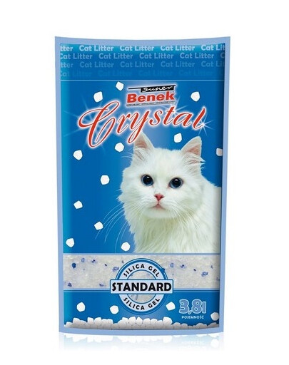 BENEK Super crystal Katzenstreu 7.6 l x 2 (15.2 l)