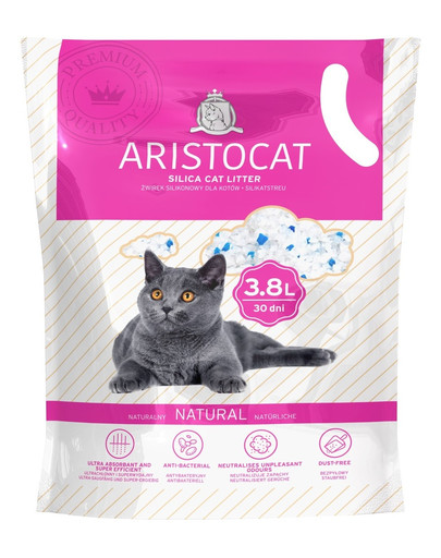 ARISTOCAT Silikatstreu für Katzen 3,8 l geruchlos