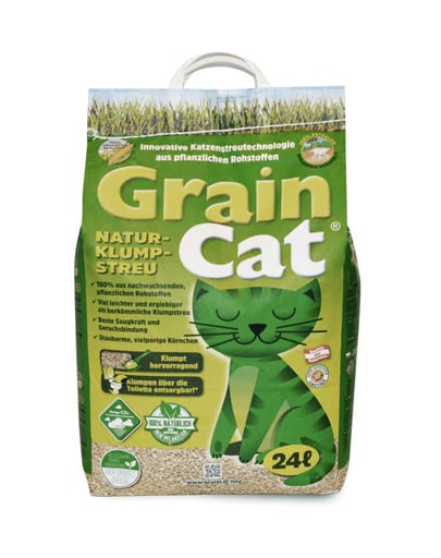 GrainCat 96 l (4 x 24 l) Naturklumpstreu