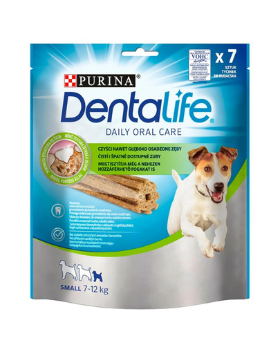 PURINA Dentalife Small 115g (7szt.) Zahnpflegeprodukte für erwachsene Hunde kleiner Rassen