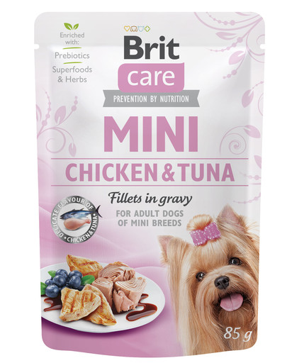 BRIT Care Mini Adult Chicken & Tuna mit Huhn und Thunfisch 24 x 85 g