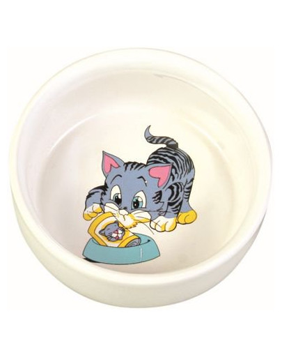TRIXIE Keramiknapf mit Katzenmotiv