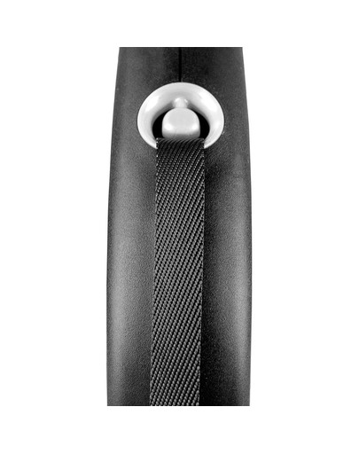 FLEXI Automatikleine Black Design M Gurt 5 m schwarz