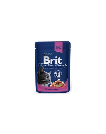 BRIT Premium Cat Adult Beutel in Soße für Katzen 24 x 100 g