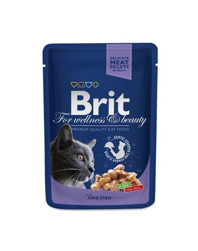 BRIT Premium Cat Adult Beutel in Soße für Katzen 24 x 100 g