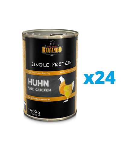 BELCANDO Single Protein Huhn Nassfutter 24x400 g