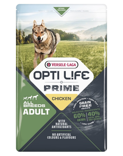 VERSELE-LAGA Opti Life Prime Adult Chicken 2,5kg Grain free