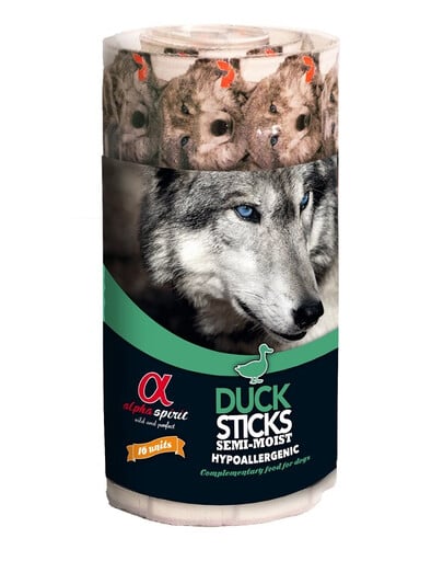 ALPHA SPIRIT Entensticks für Hunde 12 x 160 g