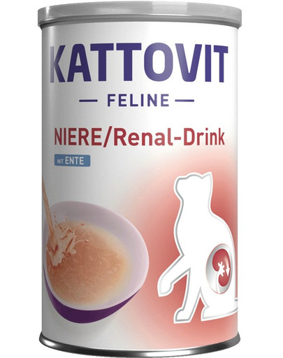 KATTOVIT Cat Diet Drinks Niere/Renal Drink Ente 135 ml
