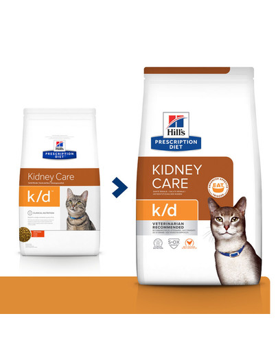 HILL'S Prescription Diet Cat K/D Kidney Care mit Huhn 3 kg