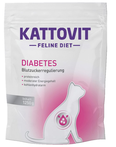 KATTOVIT Feline Diet Diabetes Trockenfutter 1,25 kg