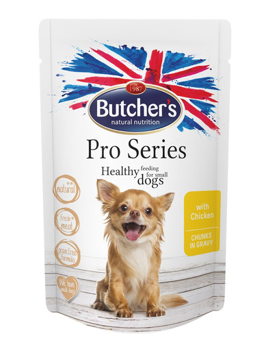 BUTCHER'S ProSeries Dog mit Hühnerstücken in Sauce 100 g