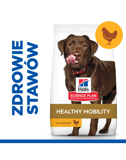 HILL'S Science Plan Canine Adult Healthy Mobility Large breed Chicken 14 kg Futter für Hunde großer Rassen zur Unterstützung der Gelenke