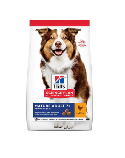 HILL'S SCIENCE PLAN Medium Mature Adult 7+ Hundefutter mit Lamm & Reis 14 kg