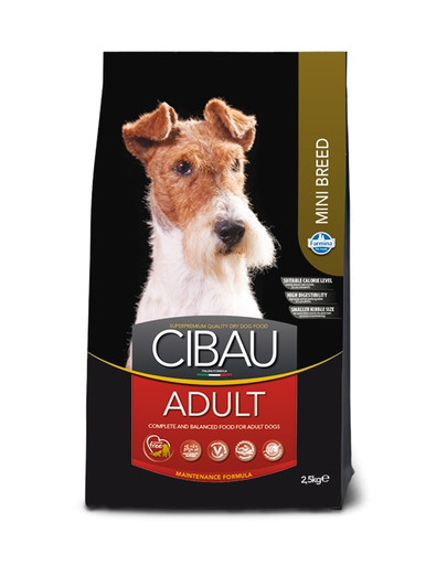 FARMINA Cibau Adult Mini Futter für ausgewachsene kleine Hunde 2,5 kg