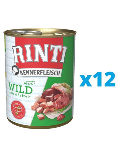 RINTI Kennerfleisch Wild 12 x 400 g