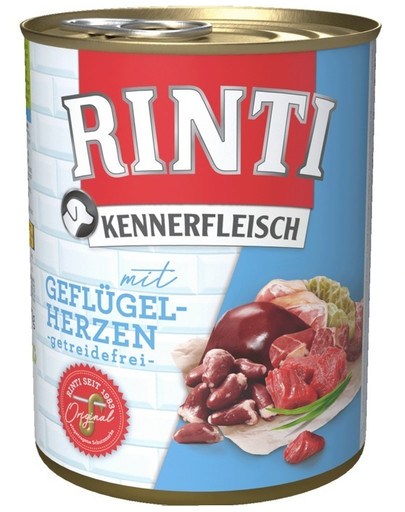 RINTI Kennerfleisch Geflügelherzen 12x800 g