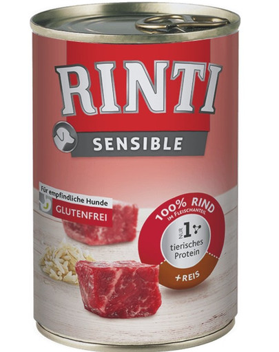 RINTI Sensible Rind + Reis 12 x 400 g