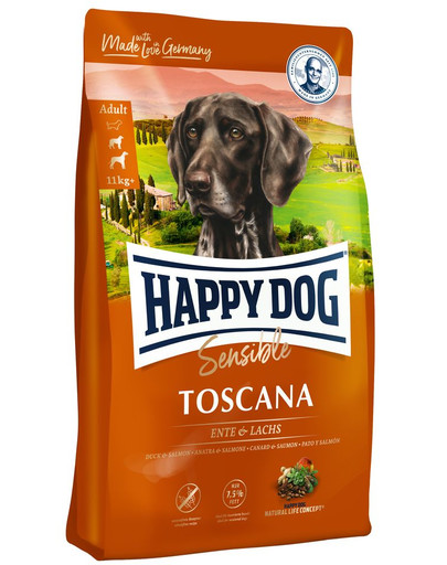 HAPPY DOG Supreme toscana 12.5 kg + Supreme africa 12.5 kg