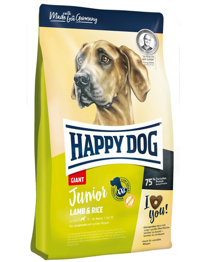 HAPPY DOG Junior Giant Lamb & Rice 30 kg (2 x 15 kg)