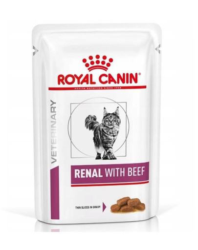 ROYAL CANIN Renal Feline Beef Rind 48 x 85 g