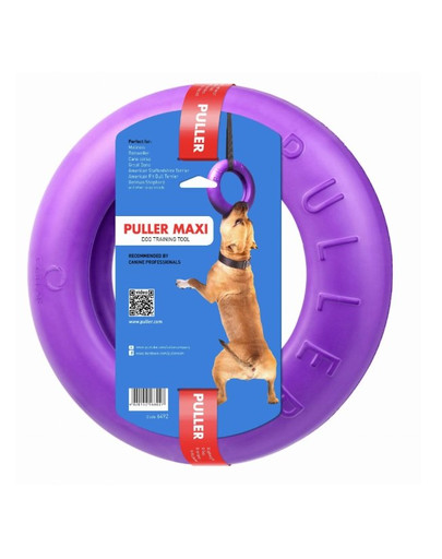 PULLER Maxi Dog Fitness Spielring für große Hunde, 28 cm