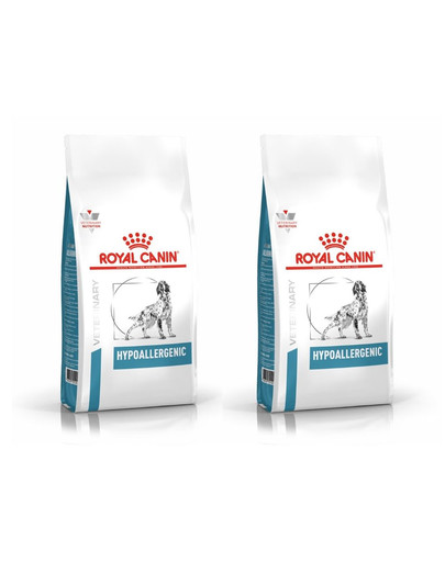 ROYAL CANIN Veterinary Dog Hypoallergenic 2x14 kg
