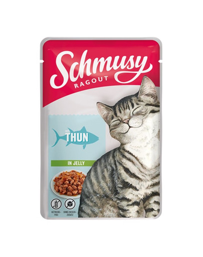 SCHMUSY RAGOUT mit Thunfisch in Gelee 100 g