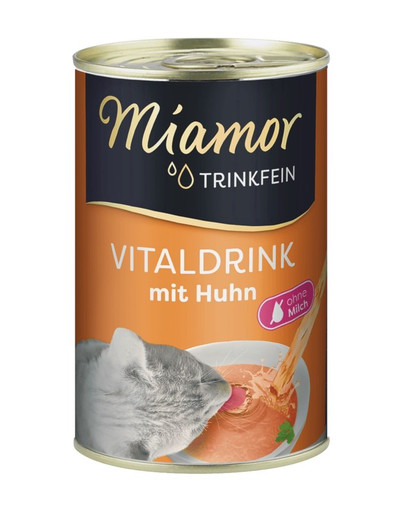 MIAMOR Trinkfein Hühnersuppe für Katzen 135 g