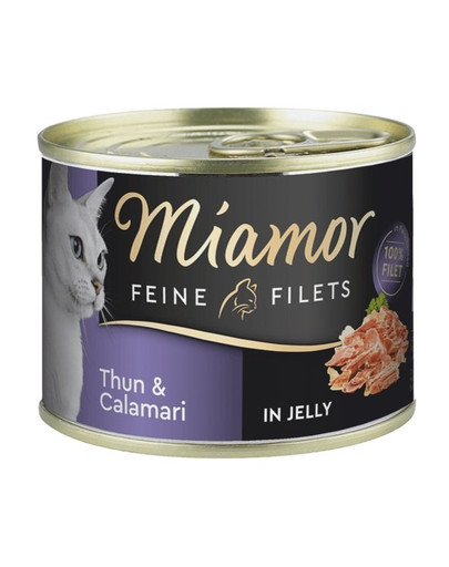 MIAMOR Feline Filets Thunfisch und Tintenfisch galatte 185 g