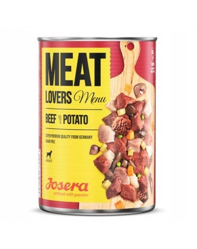 JOSERA Meatlovers Rindfleisch und Kartoffeln Menü 800