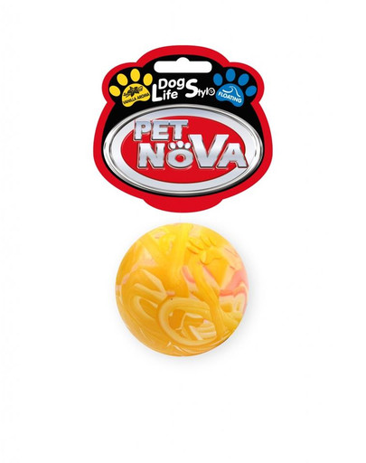 PET NOVA DOG LIFE STYLE Kauspielzeug Ball schwimmend Vanille Aroma 5cm