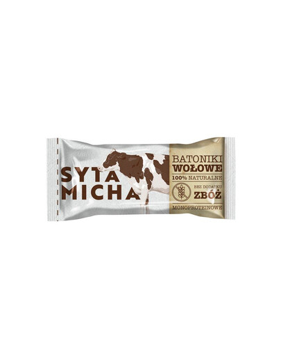 SYTA MICHA Batoniki wołowe dla psa 25g