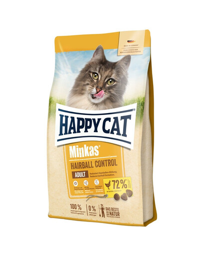 HAPPY CAT Minkas Hairball Control Geflügel z drobiem 1,5 kg