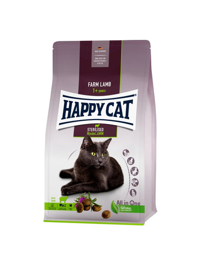 HAPPY CAT Sterilised Adult Weide-Lamm 4 kg