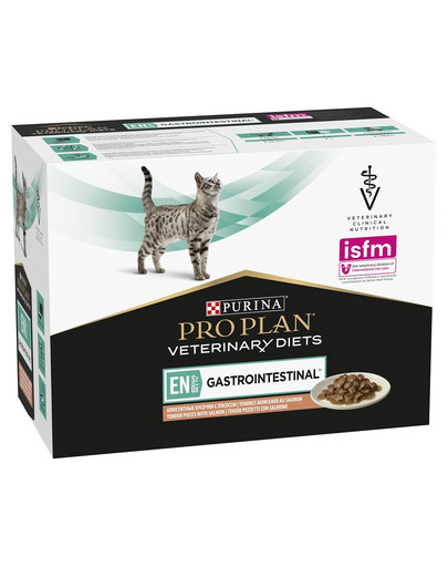PURINA PRO PLAN Veterinary Diet Feline Gastrointestinal Lachs 10x85g