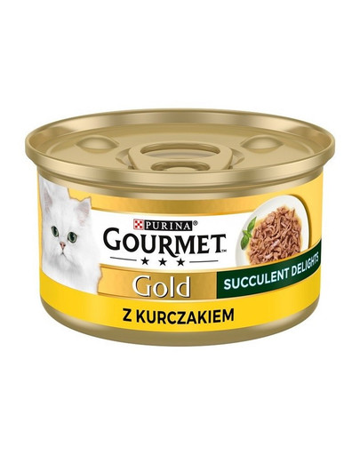 GOURMET Gold Adult Succulent Delights mit Huhn 85g