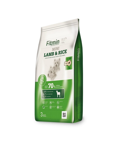 FITMIN Dog mini lamb&rice Hundefutter für kleine Rassen 3 kg