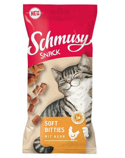 SCHMUSY SNACK Soft Bities weiche Hühnerbisse 32x60g