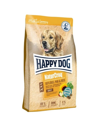 HAPPY DOG NaturCroq Geflügel und Reis 11kg