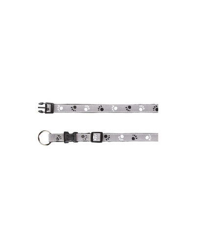 TRIXIE Silver Reflect Halsband reflektierend (M-L) 35-55 cm / 20 mm