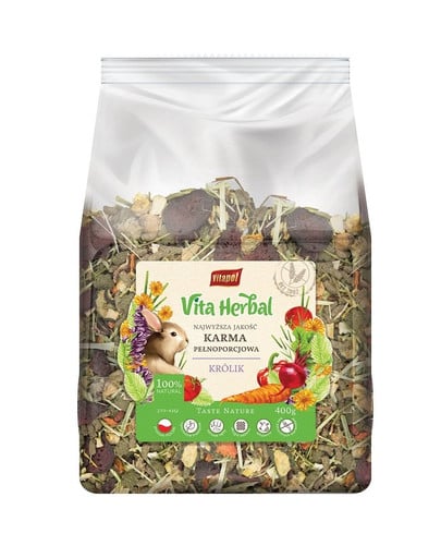 VITAPOL Vita Herbal Alleinfuttermittel für Kaninchen 400g